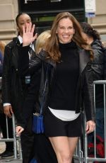 HILARY SWANK Arrives at AOL Studios in New York 05/31/2017