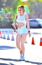 BELA THORNE Out at Magic Mountain in Valencia 05/05/2017