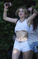 BELA THORNE Out at Magic Mountain in Valencia 05/05/2017