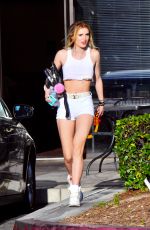 BELA THORNE Out at Magic Mountain in Valencia 05/05/2017