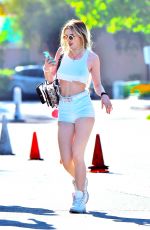 BELA THORNE Out at Magic Mountain in Valencia 05/05/2017