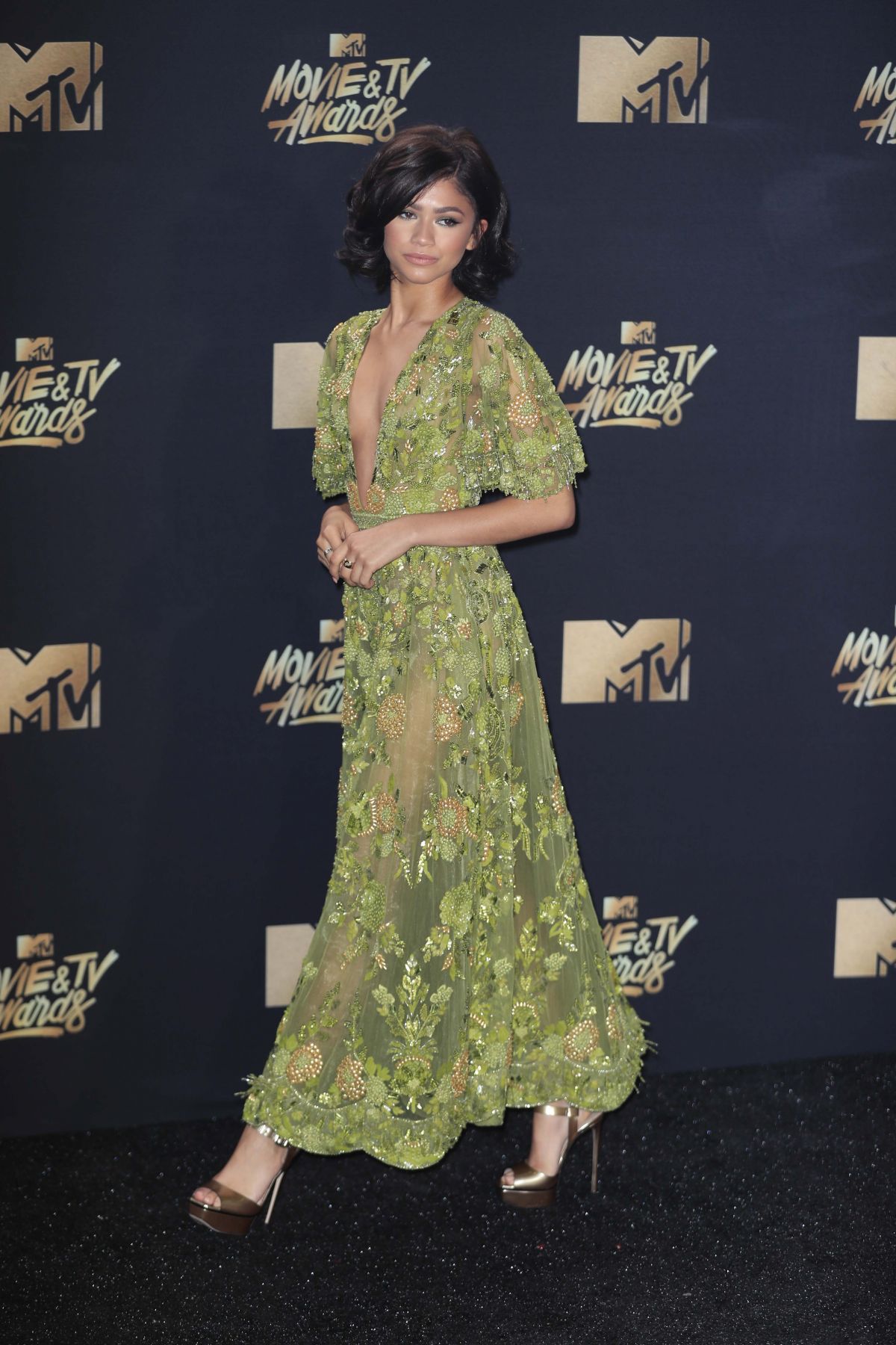 ZENDAYA COLEMAN at 2017 MTV Movie & TV Awards in Los Angeles 05/07/2017 ...