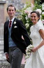 PIPPA MIDDLETON at Her Wedding at St. Marks Church in Englefield 05/20/2017