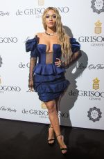 RITA ORA at De Grisogono Party at Cannes Film Festival 05/23/2017