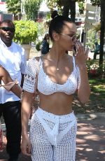 BELLA HADID Out and About in Cannes 07/27/2017