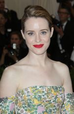 CLAIRE FOY at 2017 MET Gala in New York 05/01/2017