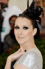 CELINE DION at 2017 MET Gala in New York 05/01/2017