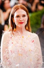 JULIANNE MOORE at 2017 MET Gala in New York 05/01/2017
