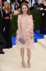 JULIANNE MOORE at 2017 MET Gala in New York 05/01/2017