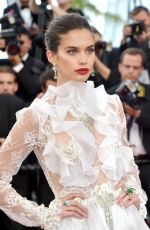 SARA SAMPAIO at The Killing of a Sacred Deer Premiere at 70th Annual Cannes Film Festival 05/22/2017