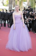 ELLE FANNING at The Beguiled Premiere at 70th Annual Cannes Film Festival 05/24/2017