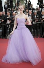 ELLE FANNING at The Beguiled Premiere at 70th Annual Cannes Film Festival 05/24/2017