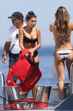 SOFIA RICHIE, CHANTEL JEFFRIES and JOCELYN CHEW in Bikinis at a Yacht in Monaco 05/28/2017