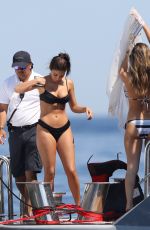SOFIA RICHIE, CHANTEL JEFFRIES and JOCELYN CHEW in Bikinis at a Yacht in Monaco 05/28/2017