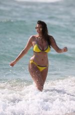 IMOGEN THOMAS in Bikini at a Beach in Aruba 05/02/2017