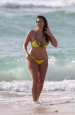 IMOGEN THOMAS in Bikini at a Beach in Aruba 05/02/2017