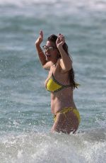 IMOGEN THOMAS in Bikini at a Beach in Aruba 05/02/2017