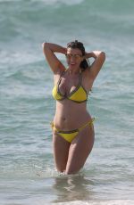 IMOGEN THOMAS in Bikini at a Beach in Aruba 05/02/2017