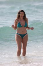 IMOGEN THOMAS in Bikini on the Beach in Spain 05/07/2017