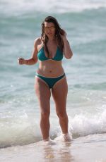 IMOGEN THOMAS in Bikini on the Beach in Spain 05/07/2017