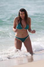 IMOGEN THOMAS in Bikini on the Beach in Spain 05/07/2017