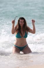 IMOGEN THOMAS in Bikini on the Beach in Spain 05/07/2017