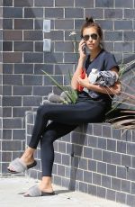 IRINA SHAYK in Tights Out in Santa Monica 05/09/2017
