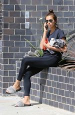 IRINA SHAYK in Tights Out in Santa Monica 05/09/2017