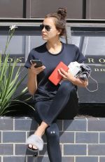 IRINA SHAYK in Tights Out in Santa Monica 05/09/2017