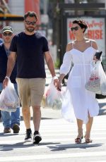 JAIMIE ALEXEANDER Out with Boyfriend in Los Angeles 05/21/2017