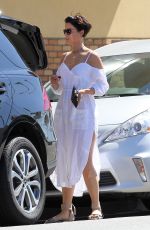 JAIMIE ALEXEANDER Out with Boyfriend in Los Angeles 05/21/2017