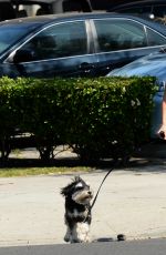 JAMIE CHUNG Walks Her Dog Out in Los Angeles 05/04/2017