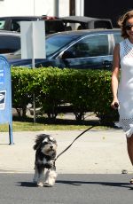 JAMIE CHUNG Walks Her Dog Out in Los Angeles 05/04/2017