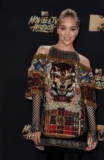 JASMINE SANDERS at 2017 MTV Movie & TV Awards in Los Angeles 05/07/2017