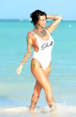 JEMMA LUCY in Swimsuit at a Beach in Turkey 05/07/2017