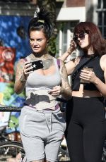JEMMA LUCY Out at Red Light District in Amsterdam 05/30/2017