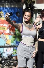 JEMMA LUCY Out at Red Light District in Amsterdam 05/30/2017