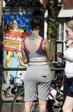 JEMMA LUCY Out at Red Light District in Amsterdam 05/30/2017