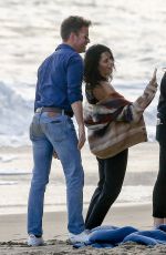 JENNA DEWAN on the Set of a Photoshoot on the Beach in Malibu 05/09/2017