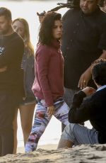 JENNA DEWAN on the Set of a Photoshoot on the Beach in Malibu 05/09/2017