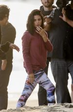 JENNA DEWAN on the Set of a Photoshoot on the Beach in Malibu 05/09/2017
