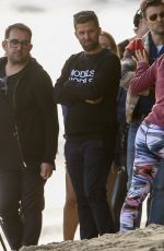 JENNA DEWAN on the Set of a Photoshoot on the Beach in Malibu 05/09/2017
