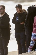 JENNA DEWAN on the Set of a Photoshoot on the Beach in Malibu 05/09/2017