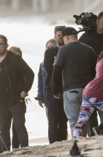 JENNA DEWAN on the Set of a Photoshoot on the Beach in Malibu 05/09/2017