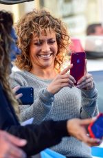 JENNFER LOPEZ at Shades of Blue Set in New York 05/11/2017