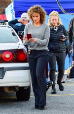 JENNFER LOPEZ at Shades of Blue Set in New York 05/11/2017
