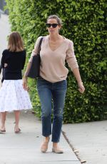 JENNIFER GARNER Arrives at Sunday Church Service in Los Angeles 05/07/2017