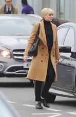 JENNIFER LAWRENCE on the Set of Red Sparrow at Heathrow Airport in London 05/04/2017