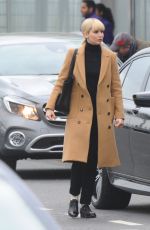 JENNIFER LAWRENCE on the Set of Red Sparrow at Heathrow Airport in London 05/04/2017