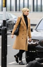 JENNIFER LAWRENCE on the Set of Red Sparrow at Heathrow Airport in London 05/04/2017